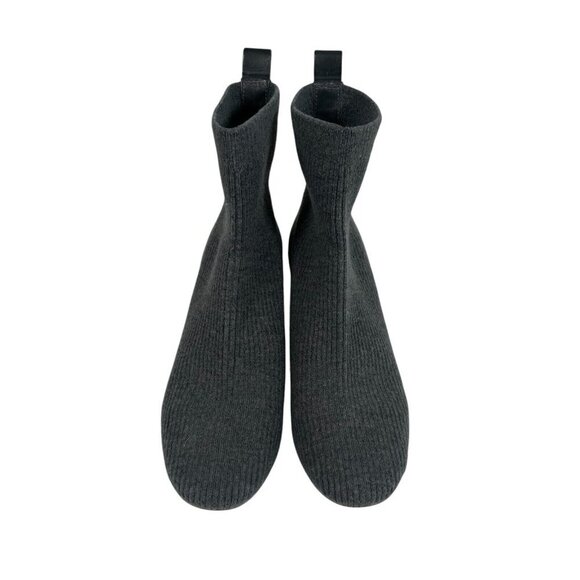 Everlane The Glove Boot Womens Size 7.5 ReKnit Wool Ribbed Sock Boot Gray - Picture 3 of 10